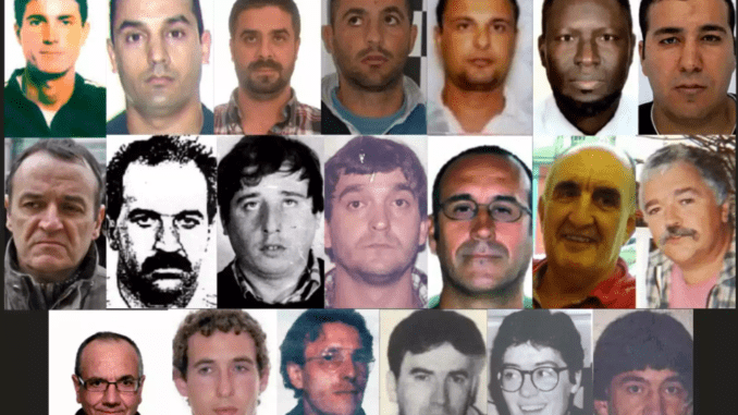 Los fugitivos más buscados por la Guardia Civil española