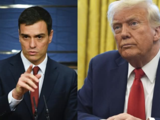 Pedro Sanchez desde España le canta las 40 al pederasta y genocida Trump